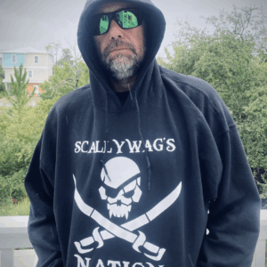 SCALLYWAGS NATION HOODIE SIZE LARGE WEBINAR